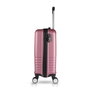 Zoozie Bags 8517 Maleta de Cabina Oro Rosa ABS Ruedas 360 Cierre Codificado 58x36x22cm